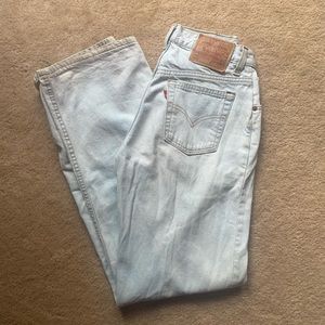 Levi’s vintage bleached blue jeans 27